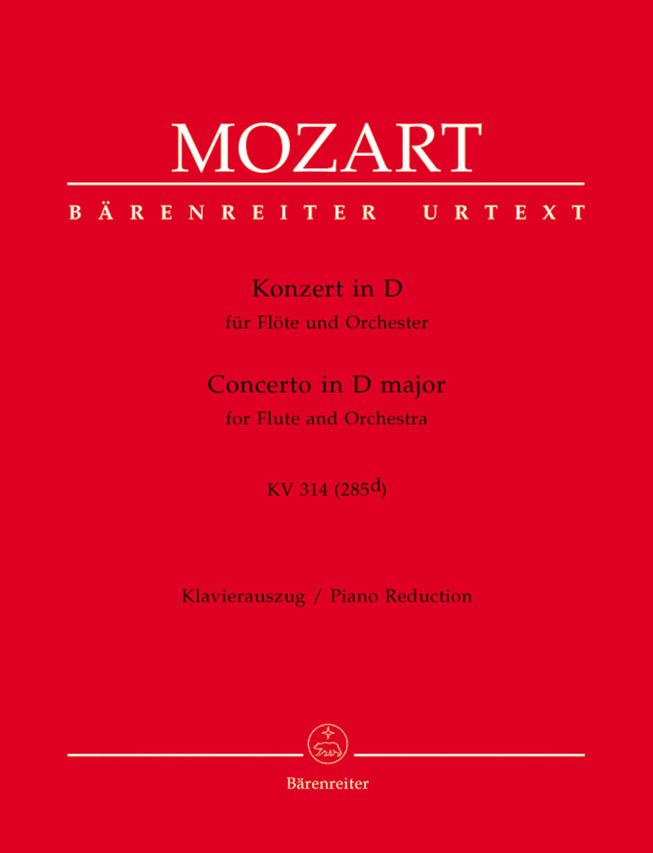 Mozart Concerto in D major for Flute and Piano D major KV 314 (285d)
